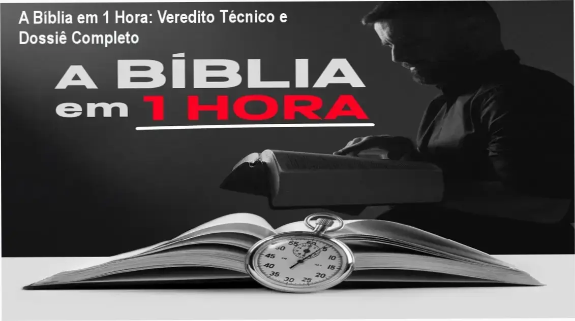 a biblia em 1 hora panorama biblico estudo A Bíblia em 1 Hora: Veredito Técnico e Dossiê Completo Esquema visual do curso A Bíblia em 1 Hora detalhando a linha do tempo bíblica