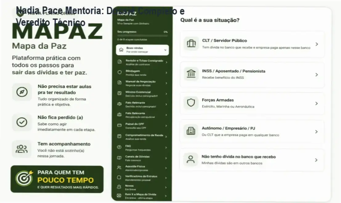 Representação do método de quitação de dívidas da Mentoria Nadia Pace