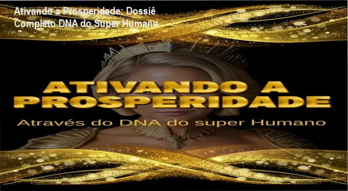 Representação de mentalidade de abundância e reprogramação mental do curso DNA do Super Humano