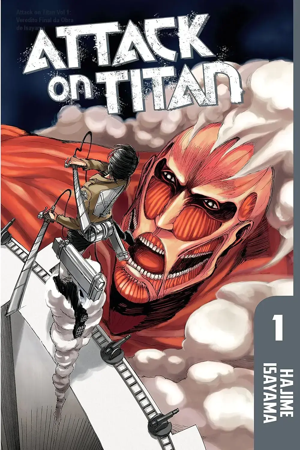 attack on titan vol1 edition english review Attack on Titan Vol 1: Veredito Final da Obra de Isayama Capa do mangá Attack on Titan Volume 1 edição em inglês