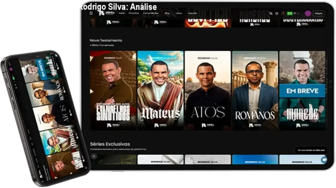 biblia comentada rodrigo silva estudo teologico Bíblia Comentada Rodrigo Silva: Análise Técnica e Veredito Interface do App da Bíblia Comentada Rodrigo Silva com ferramentas de IA e arqueologia
