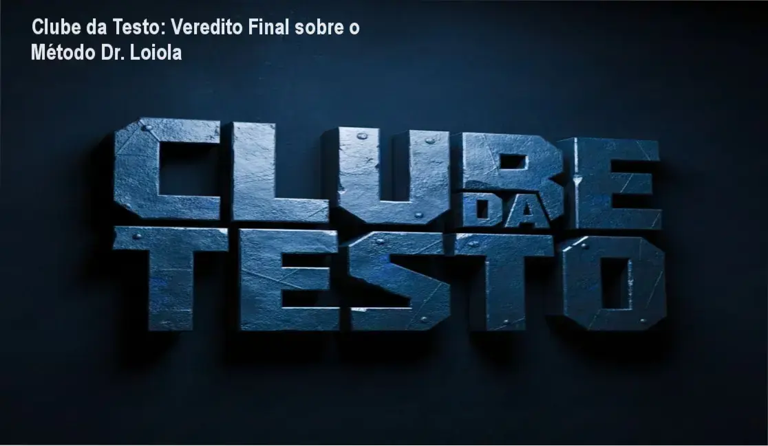 Análise técnica do método de otimização hormonal Clube da Testo do Dr. Alessandro Loiola