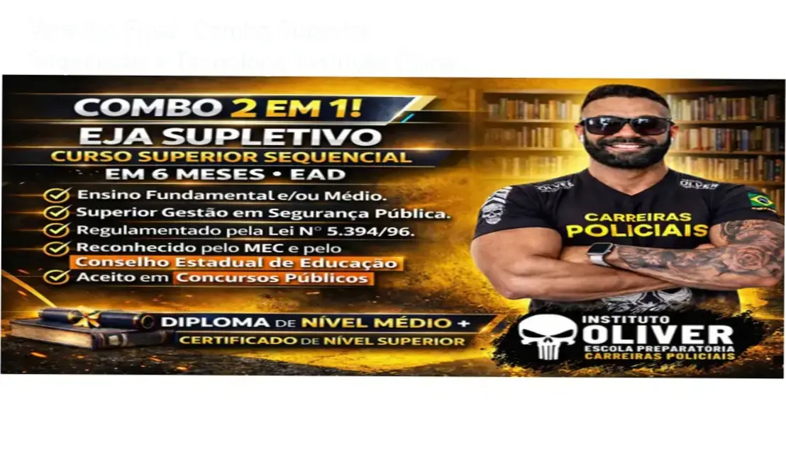 combo superior sequencial tecnologo instituto oliver Veredito Final: Combo Superior Sequencial e Tecnólogo Instituto Óliver Certificado do Combo Superior Sequencial e Tecnólogo do Instituto Óliver para concursos públicos