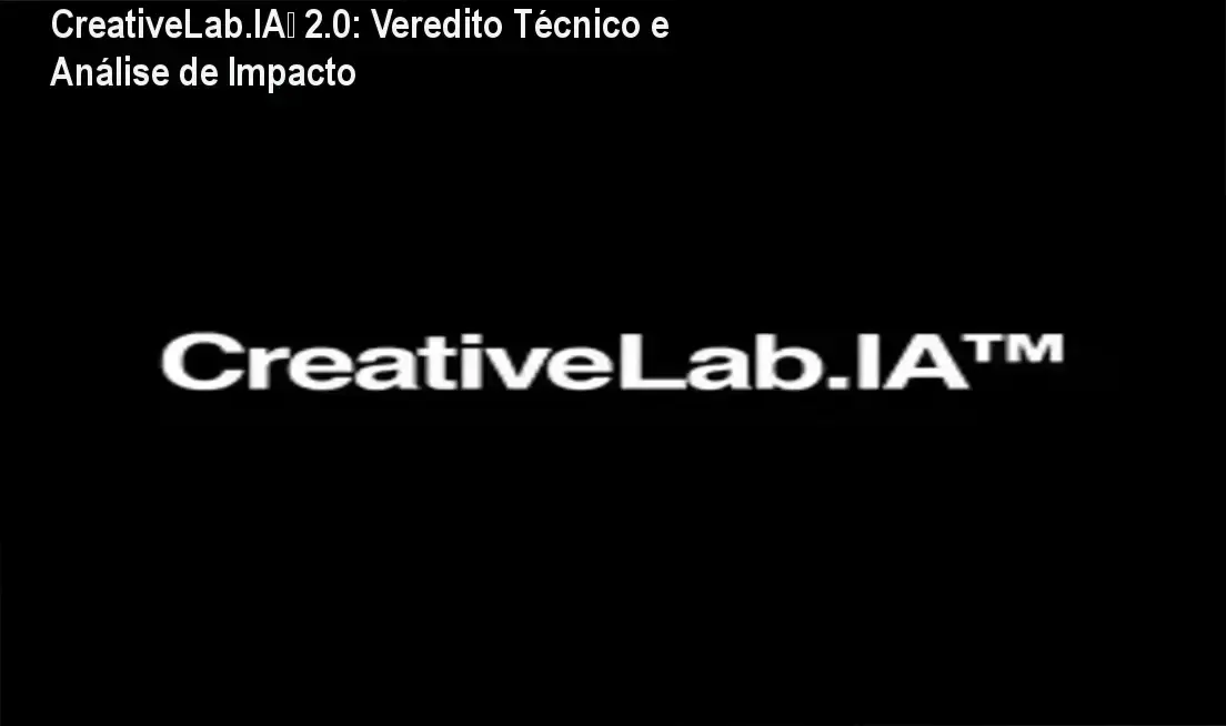 Interface do CreativeLab.IA™ 2.0 demonstrando a criação de artes comerciais de alta conversão via prompts de IA