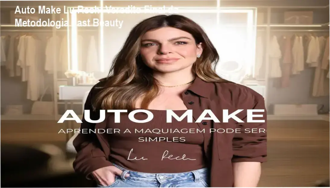 Mulher aplicando maquiagem seguindo a metodologia Fast Beauty do curso Auto Make