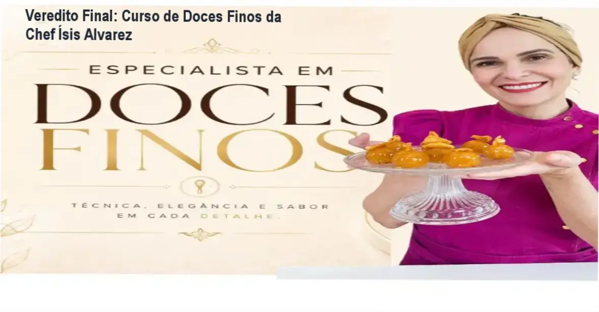 Detalhes do treinamento de doces finos da Chef Ísis Alvarez para confeitaria premium