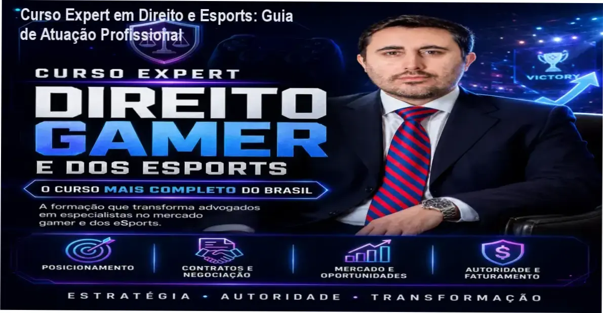 curso expert direito esports especializacao juridica Curso Expert em Direito e Esports: Guia de Atuação Profissional Visão geral do Curso Expert em Direito e Esports para advogados especializados no mercado gamer