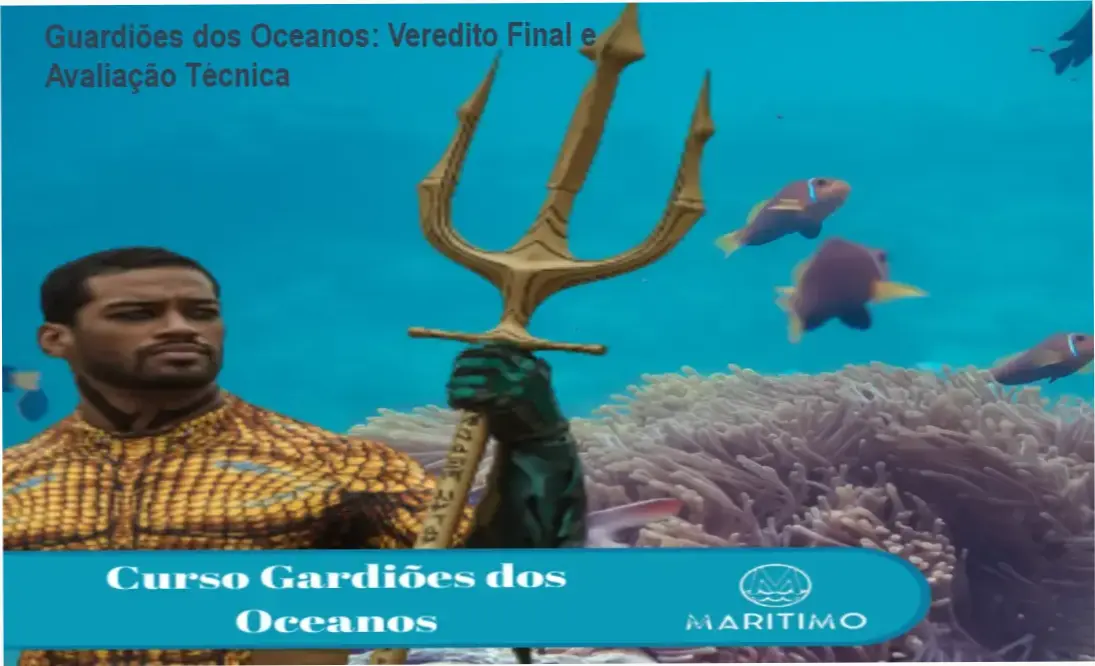 Especialista em conservação marinha aplicando técnicas do curso Guardiões dos Oceanos