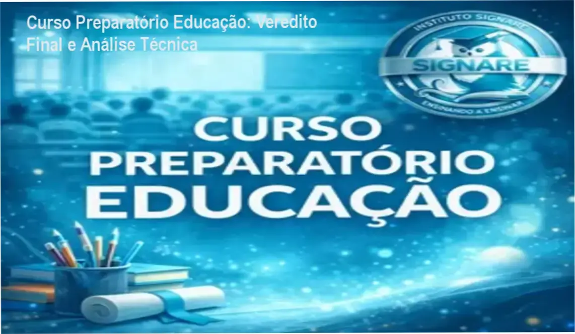 Material de estudo do Curso Preparatório Educação focado em concursos municipais
