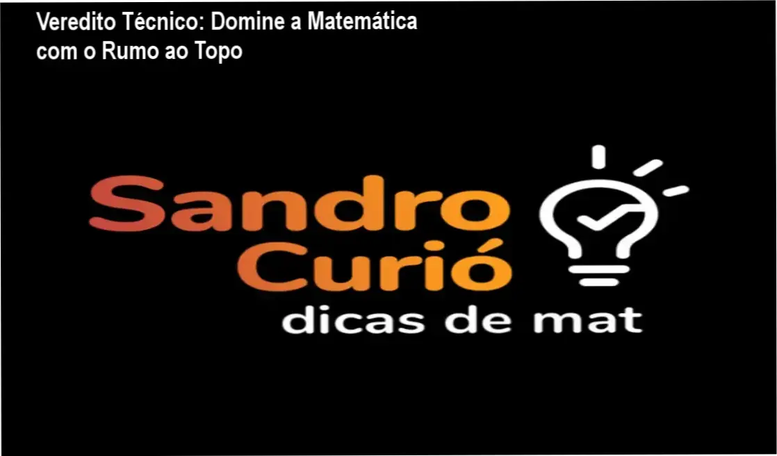 Professor Sandro Curió apresentando a estrutura pedagógica do curso Rumo ao Topo