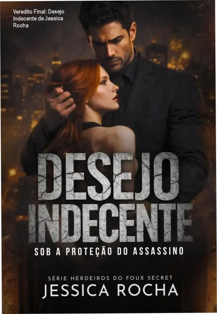 Capa do livro Desejo Indecente de Jessica Rocha destacando a tensão do casal protagonista