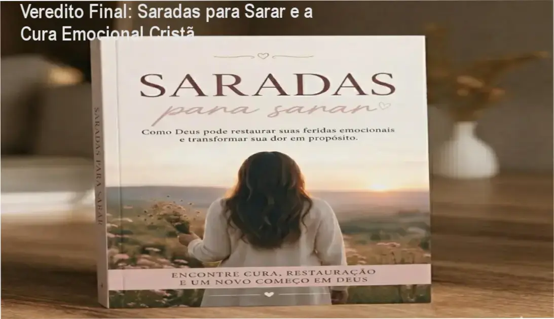 ebook saradas para sarar cura emocional feminina Veredito Final: Saradas para Sarar e a Cura Emocional Cristã Capa do eBook Saradas para Sarar com foco em restauração espiritual e cura emocional para mulheres cristãs