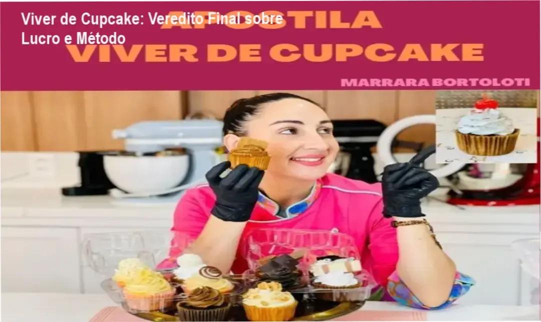 Ebook Viver de Cupcake bastidores e visão interna do método