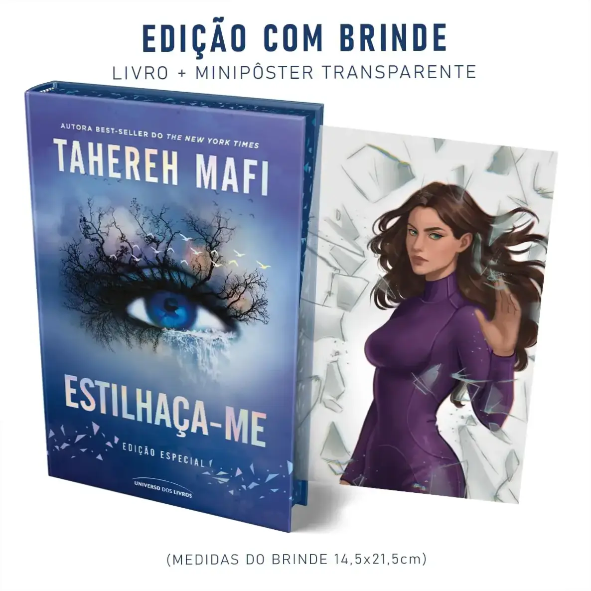 estilhaca me edicao luxo tahereh mafi livro Estilhaça-me Edição de Luxo: Veredito Final do Colecionador Livro Estilhaça-me Edição de Luxo Limitada com capa dura e detalhes premium