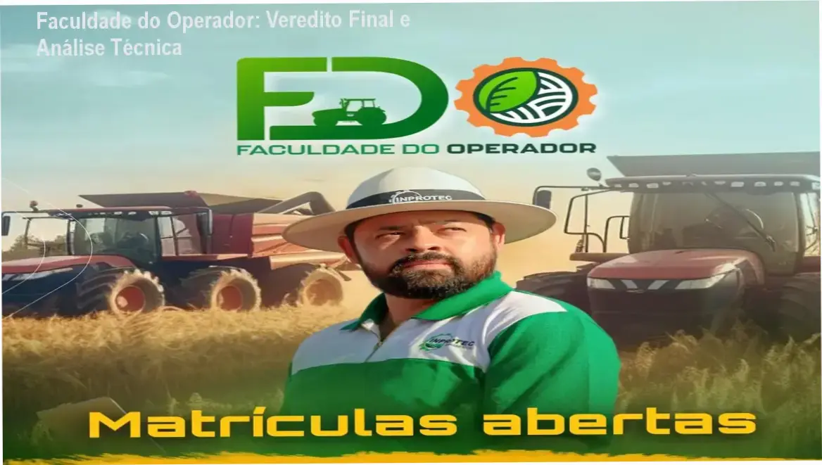 Operador qualificado operando maquinário agrícola moderno com tecnologia de GPS