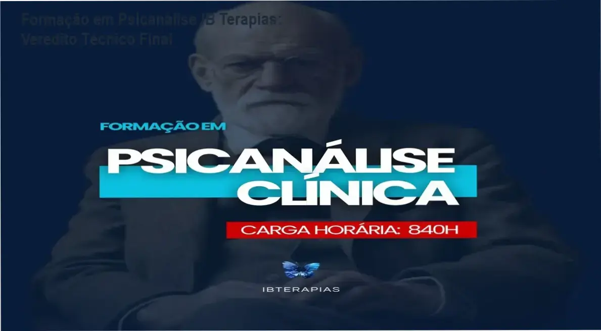 Material didático e certificado da Formação em Psicanálise Clínica do IB Terapias