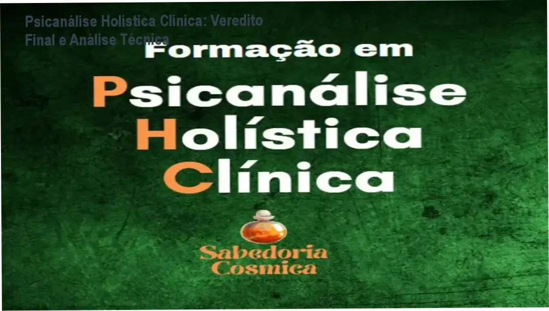 formacao psicanalise holistica clinica rogerio temporim Psicanálise Holística Clínica: Veredito Final e Análise Técnica Representação da Formação em Psicanálise Holística Clínica integrando psicanálise clássica e holística