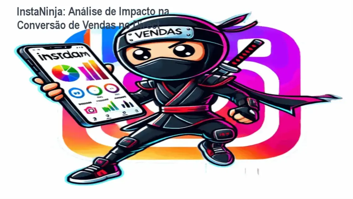 Interface da ferramenta InstaNinja automatizando respostas de comentários para Direct do Instagram
