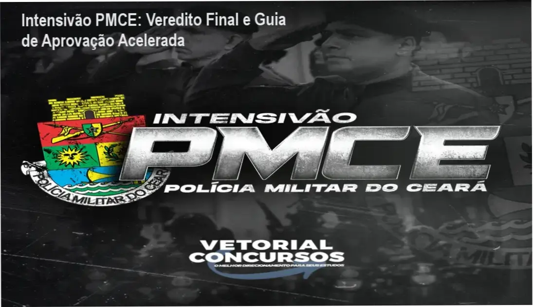intensivao pmce vetorial concursos preparatorio Intensivão PMCE: Veredito Final e Guia de Aprovação Acelerada Estudante utilizando o material do Intensivão PMCE da Vetorial Concursos para a Polícia Militar do Ceará