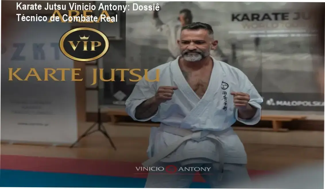 Mestre Vinicio Antony demonstrando aplicação real de Karate Jutsu para MMA