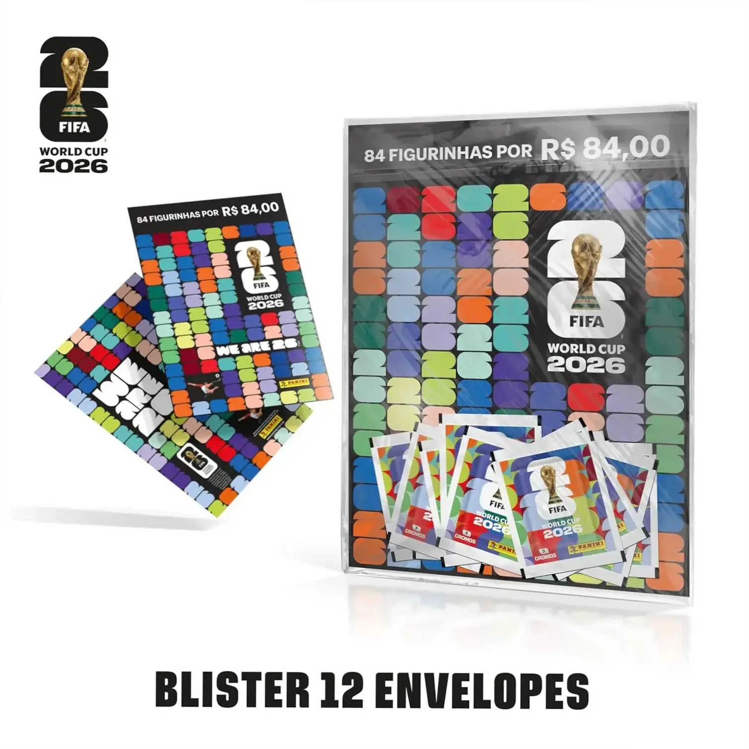 kit 12 envelopes figurinhas copa 2026 panini Kit Figurinhas Copa 2026 Panini: Veredito Técnico Final Kit com 12 envelopes de figurinhas e cartela oficial da Copa do Mundo FIFA 2026 Panini