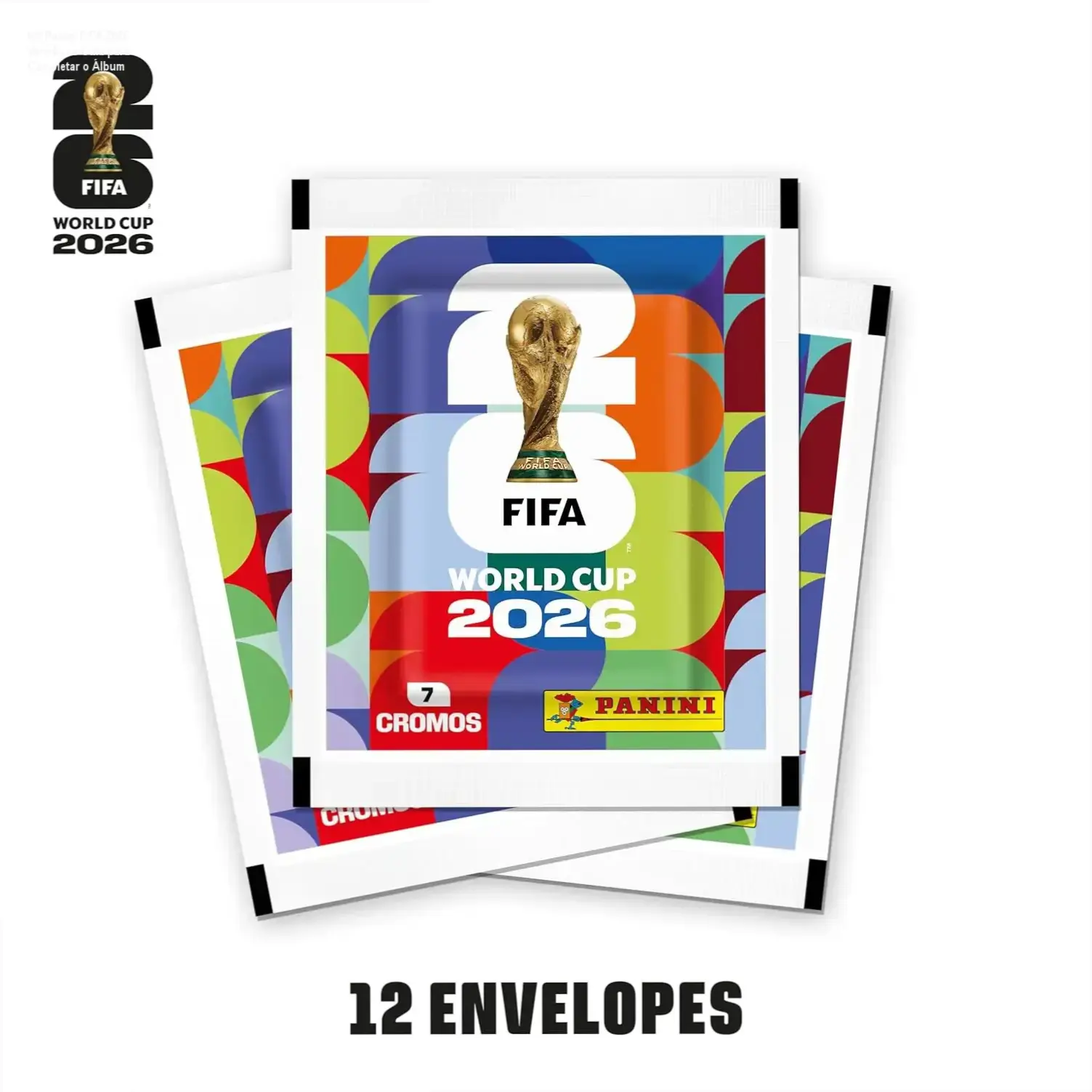 kit envelopes figurinhas panini fifa 2026 Kit Panini FIFA 2026: Veredito e Guia para Completar o Álbum Kit com 12 envelopes de figurinhas Panini da Copa do Mundo FIFA 2026