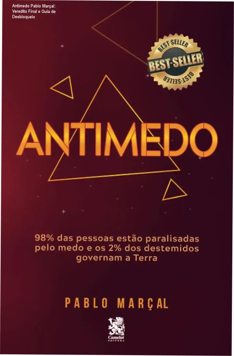 livro antimedo pablo marcal desbloqueio emocional Antimedo Pablo Marçal: Veredito Final e Guia de Desbloqueio Livro Antimedo de Pablo Marçal focado em superação de medos e prosperidade