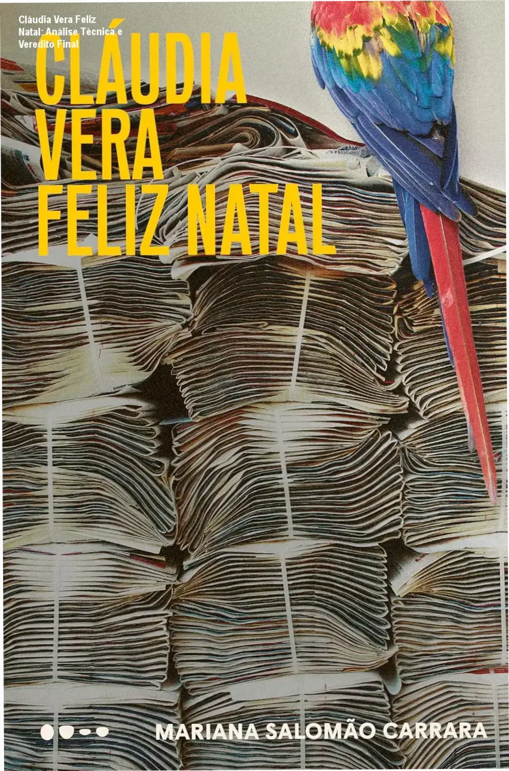 Capa do livro Cláudia Vera Feliz Natal de Mariana Salomão Carrara