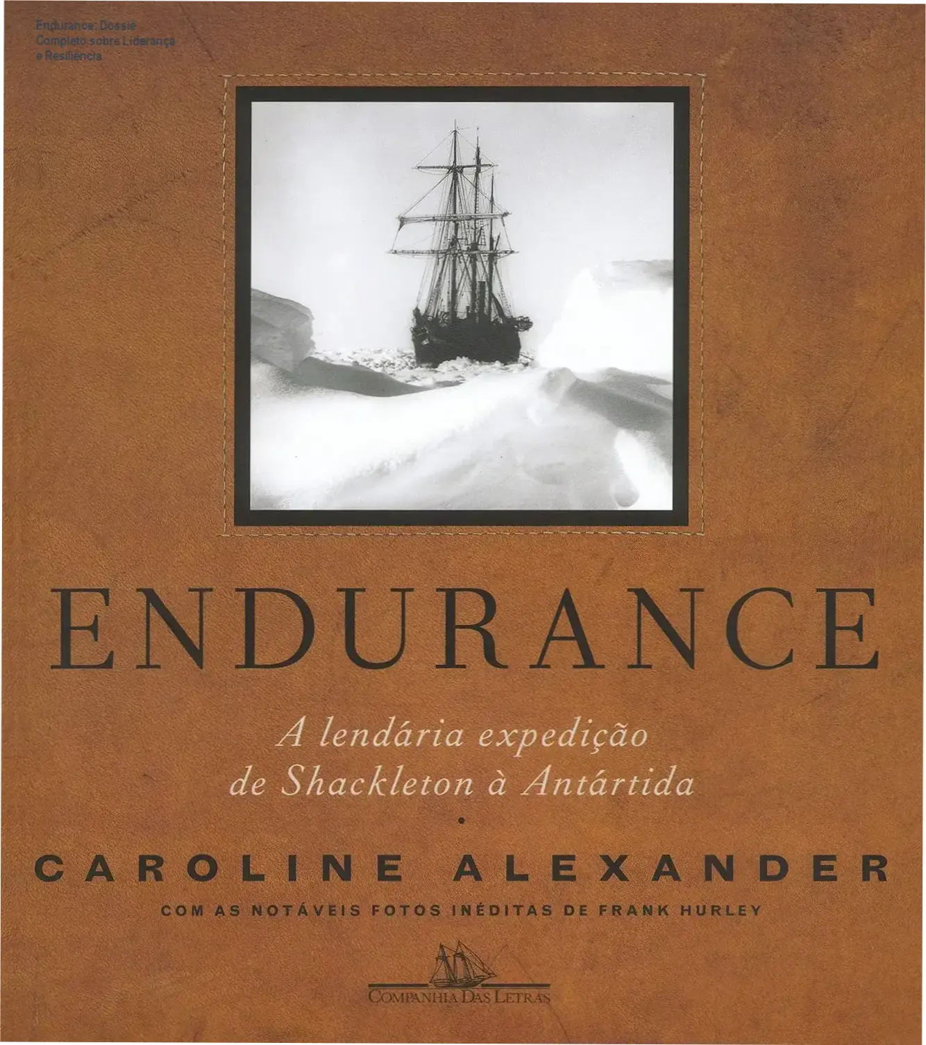 livro endurance shackleton lideranca antartida Endurance: Dossiê Completo sobre Liderança e Resiliência Capa do livro Endurance de Caroline Alexander detalhando a expedição de Shackleton
