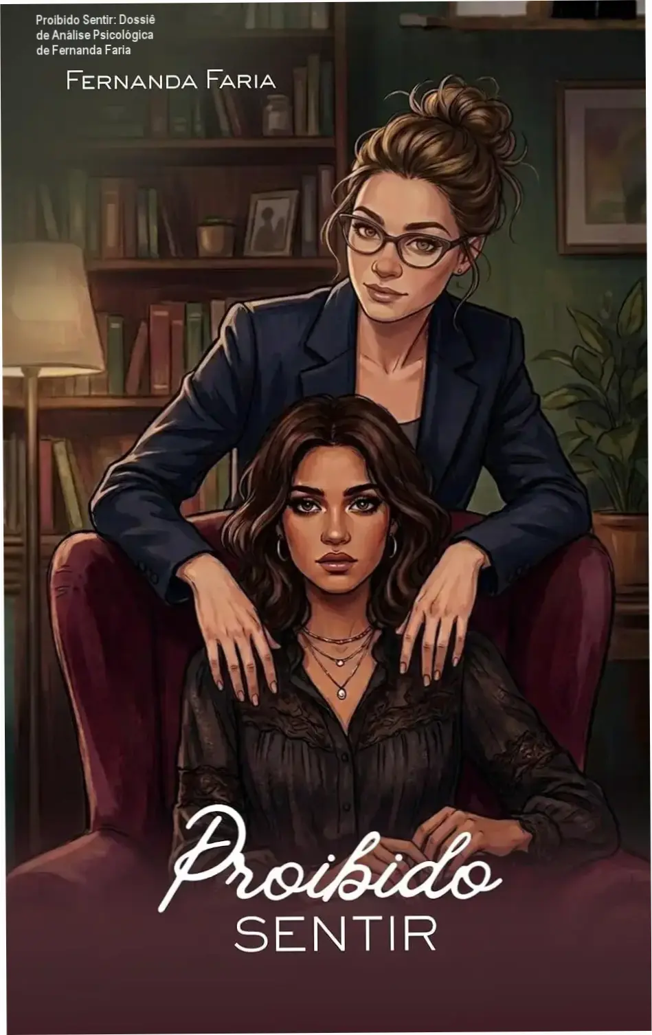 livro proibido sentir fernanda faria analise Proibido Sentir: Dossiê de Análise Psicológica de Fernanda Faria Capa do livro Proibido Sentir de Fernanda Faria evidenciando drama psicológico