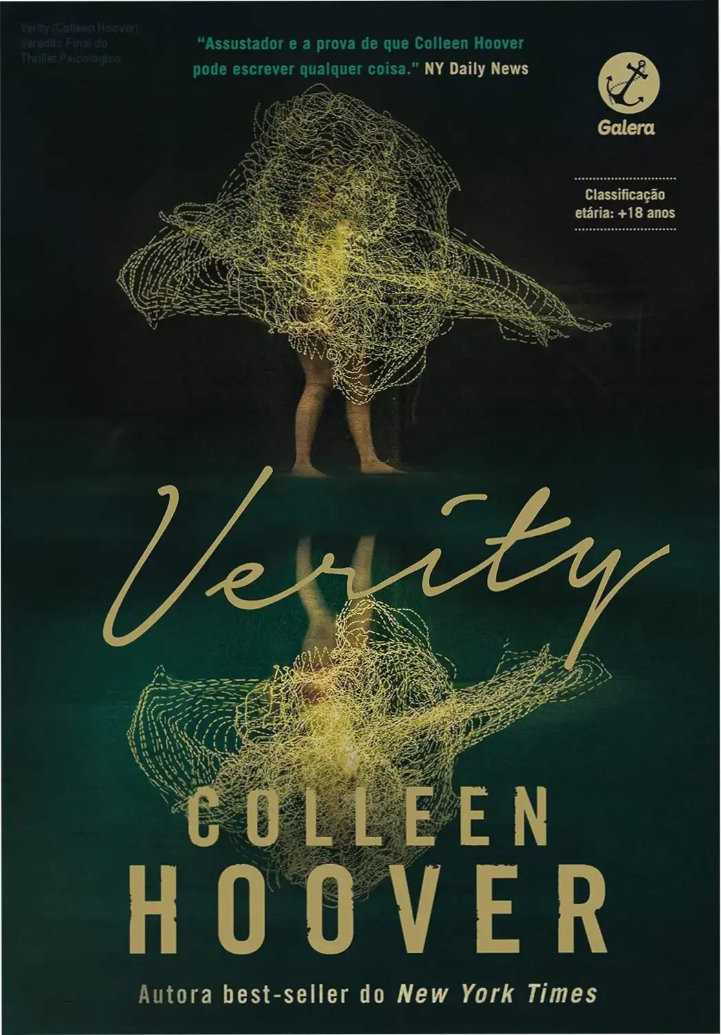 livro verity colleen hoover thriller psicologico Verity (Colleen Hoover): Veredito Final do Thriller Psicológico Capa do livro Verity de Colleen Hoover evocando mistério e suspense psicológico