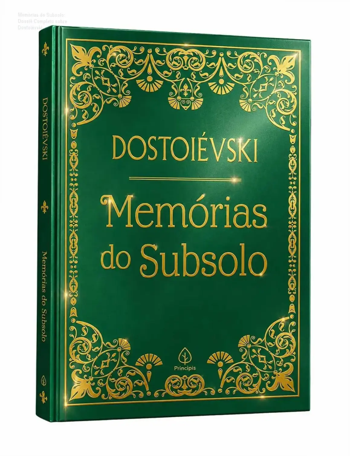 Livro Memórias do Subsolo de Fiódor Dostoiévski em edição de capa dura