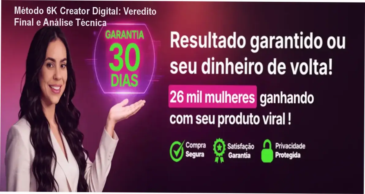 metodo 6k creator digital estrategia vendas Método 6K Creator Digital: Veredito Final e Análise Técnica Painel de estratégias do treinamento Método 6K Creator Digital para mulheres