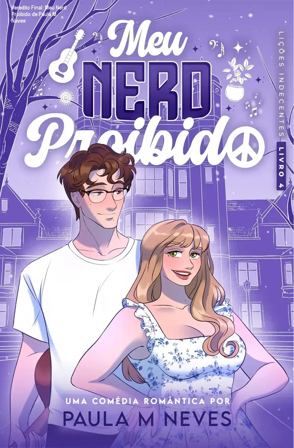 Capa do livro Meu Nerd Proibido da autora Paula M Neves