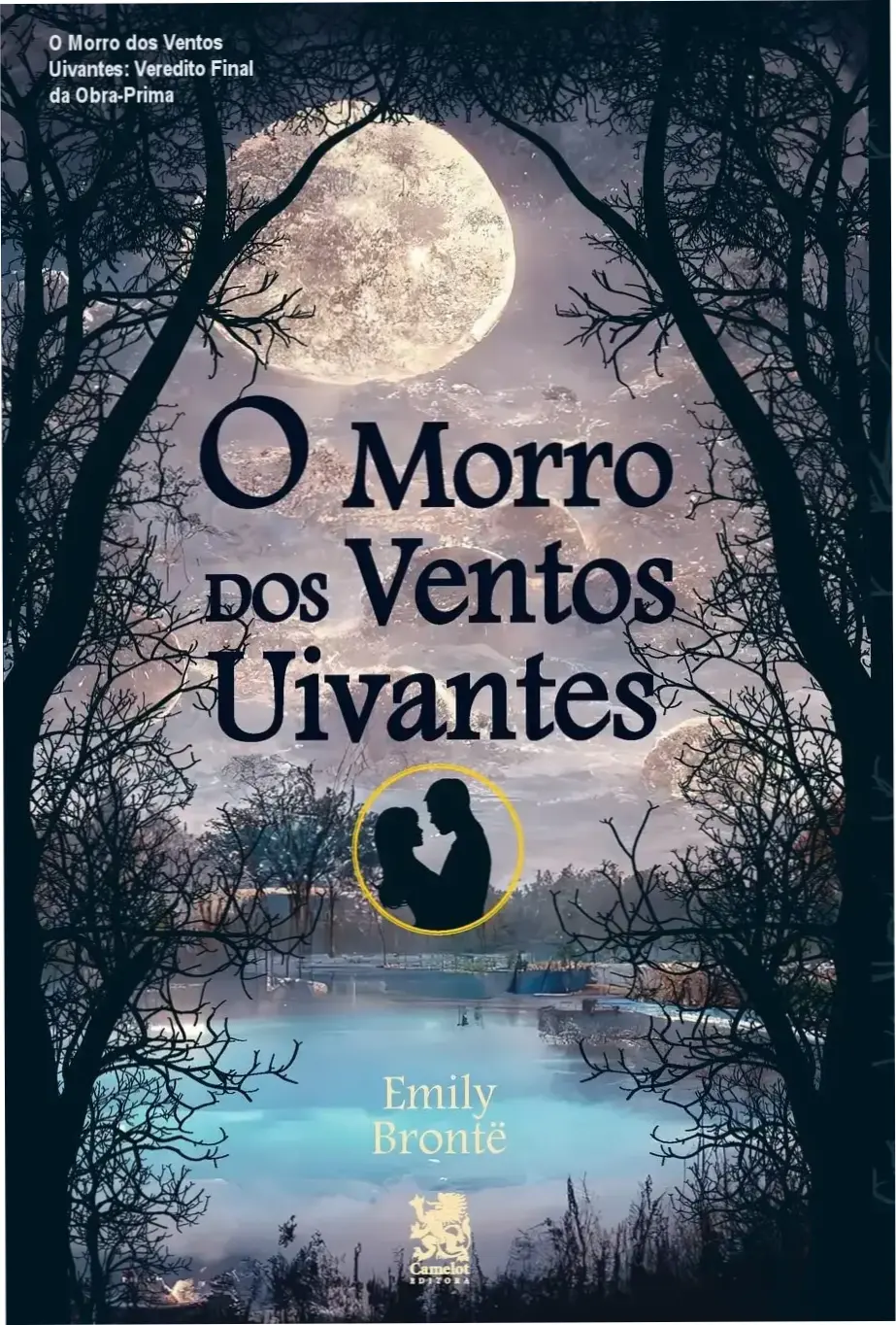 O Morro dos Ventos Uivantes por Emily Brontë visão interna da edição