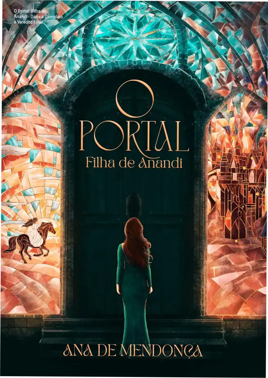 Capa do livro O Portal: Filha de Anandi destacando a estética de romantasia e fantasia épica