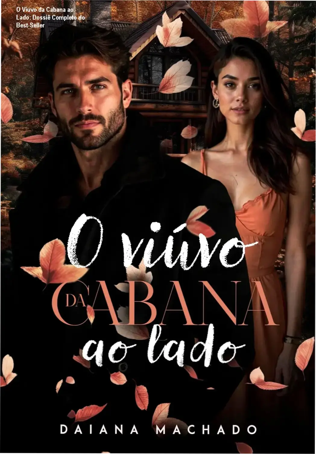 Capa do livro O Viúvo da Cabana ao Lado destacando a estética de romance cowboy