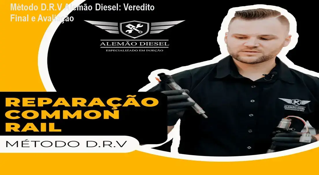 Técnico realizando a reparação de injetores Common Rail utilizando a metodologia D.R.V do Alemão Diesel