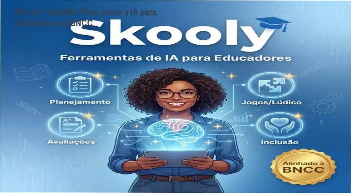 skooly ia ferramentas pedagogicas bncc Skooly: Veredito Final sobre a IA para Educadores e BNCC Interface da plataforma Skooly demonstrando a geração de planos de aula via inteligência artificial