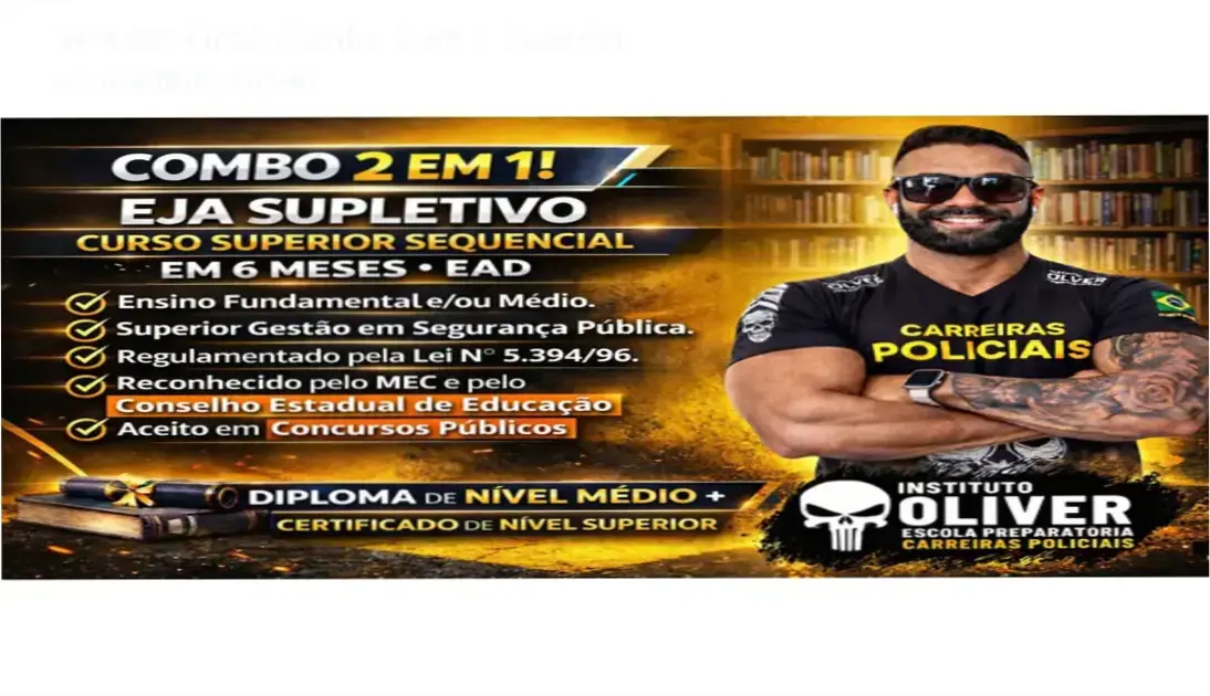 Certificados de Gestão de Segurança Pública e Tecnólogo do Instituto Óliver