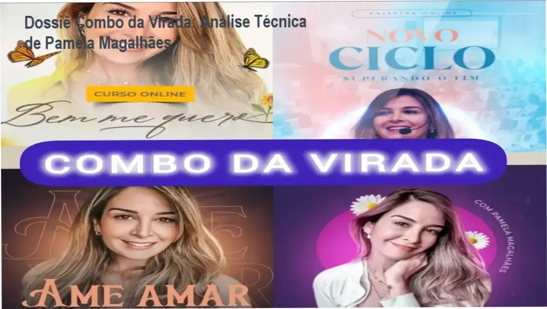 combo da virada pamela magalhaes analise Dossiê Combo da Virada: Análise Técnica de Pamela Magalhães Infográfico detalhando a estrutura e benefícios do Combo da Virada de Pamela Magalhães para autoestima