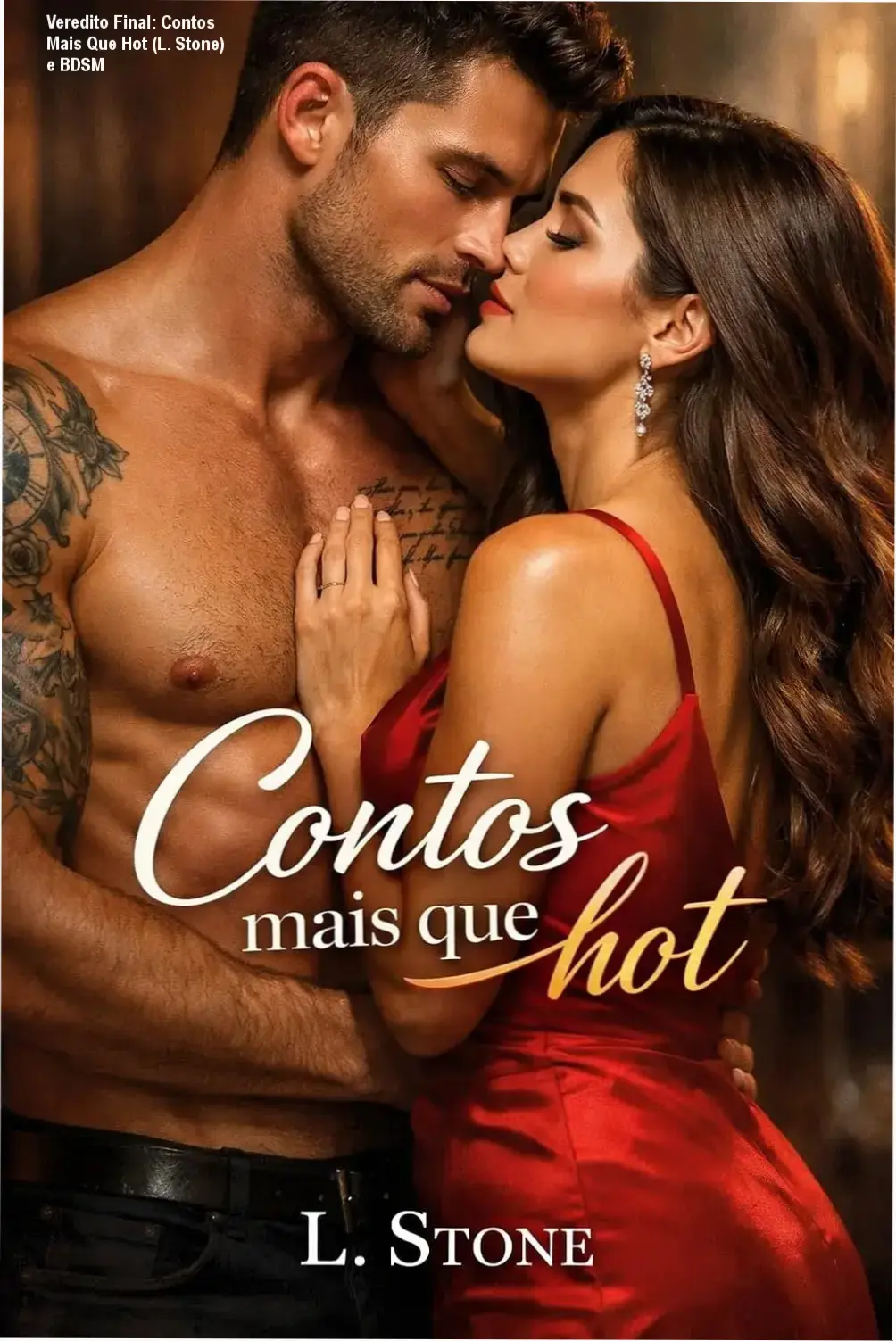 Representação visual do eBook Contos Mais Que Hot de L. Stone focado em BDSM e dominação