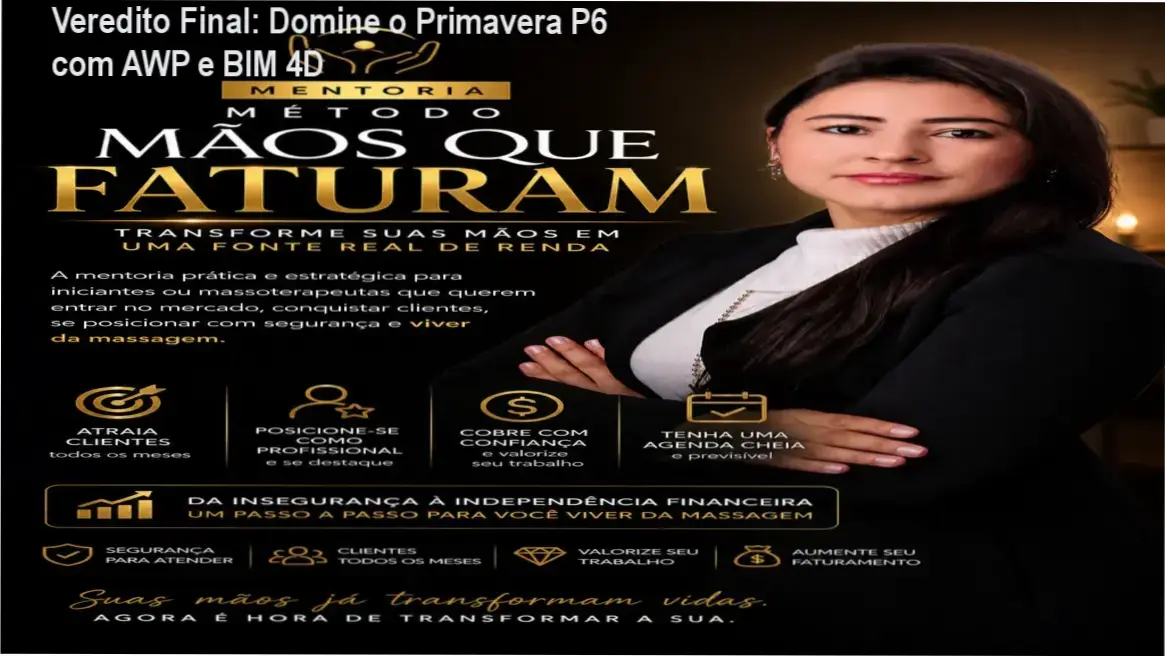 curso domine primavera p6 awp bim4d especialista Veredito Final: Domine o Primavera P6 com AWP e BIM 4D Interface do software Primavera P6 integrada a metodologias AWP e BIM 4D para planejamento de engenharia
