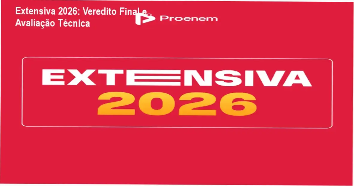 curso extensiva 2026 analise tecnica Extensiva 2026: Veredito Final e Avaliação Técnica Estudante analisando o cronograma de estudos do curso Extensiva 2026 para o ENEM