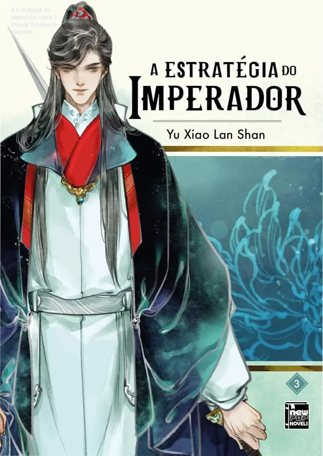 Capa do livro A Estratégia do Imperador Volume 3 com estética imperial chinesa