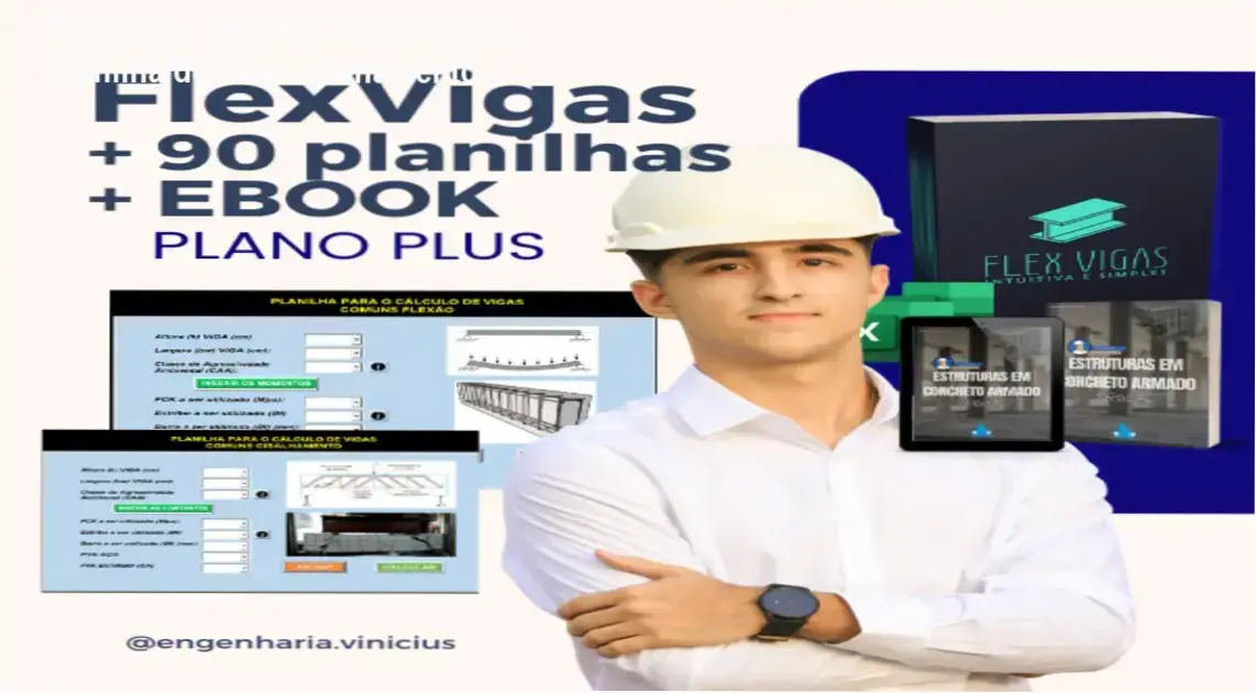flexvigas planilha dimensionamento estrutural vba FlexVigas: Veredito Final sobre a Planilha de Dimensionamento Interface da planilha FlexVigas para dimensionamento de vigas em concreto armado
