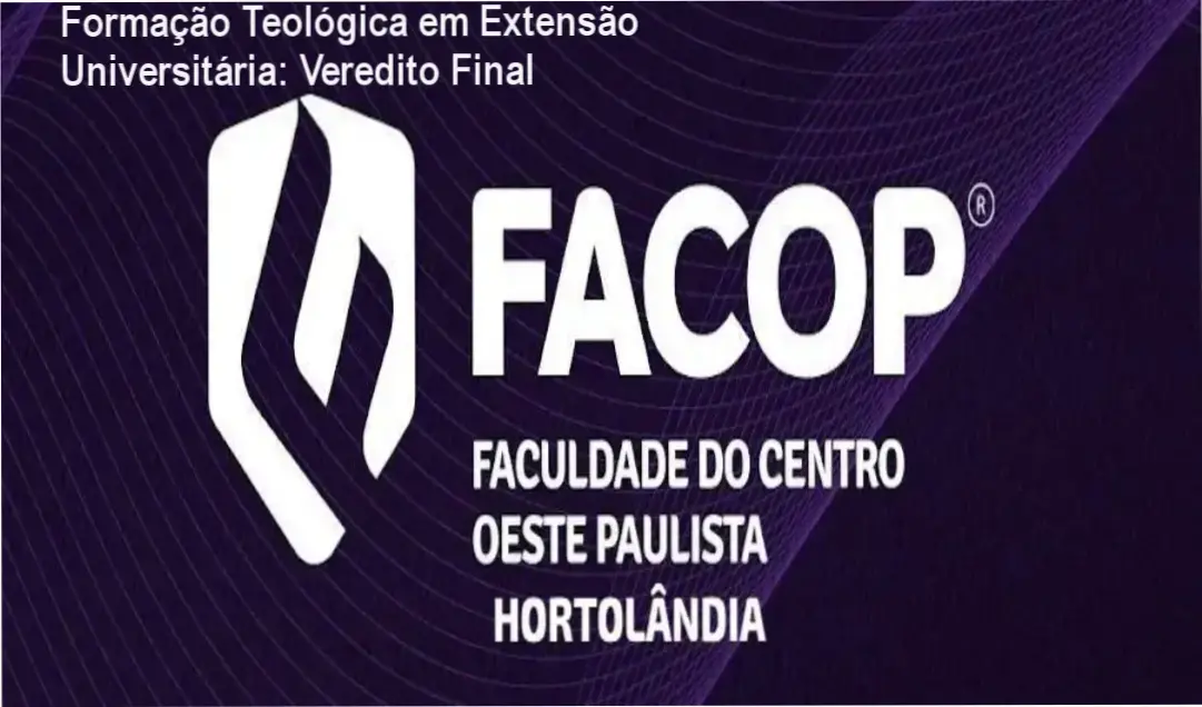 formacao teologica extensao universitaria metanoia facop Formação Teológica em Extensão Universitária: Veredito Final Certificado de Formação Teológica em Extensão Universitária da FACOP