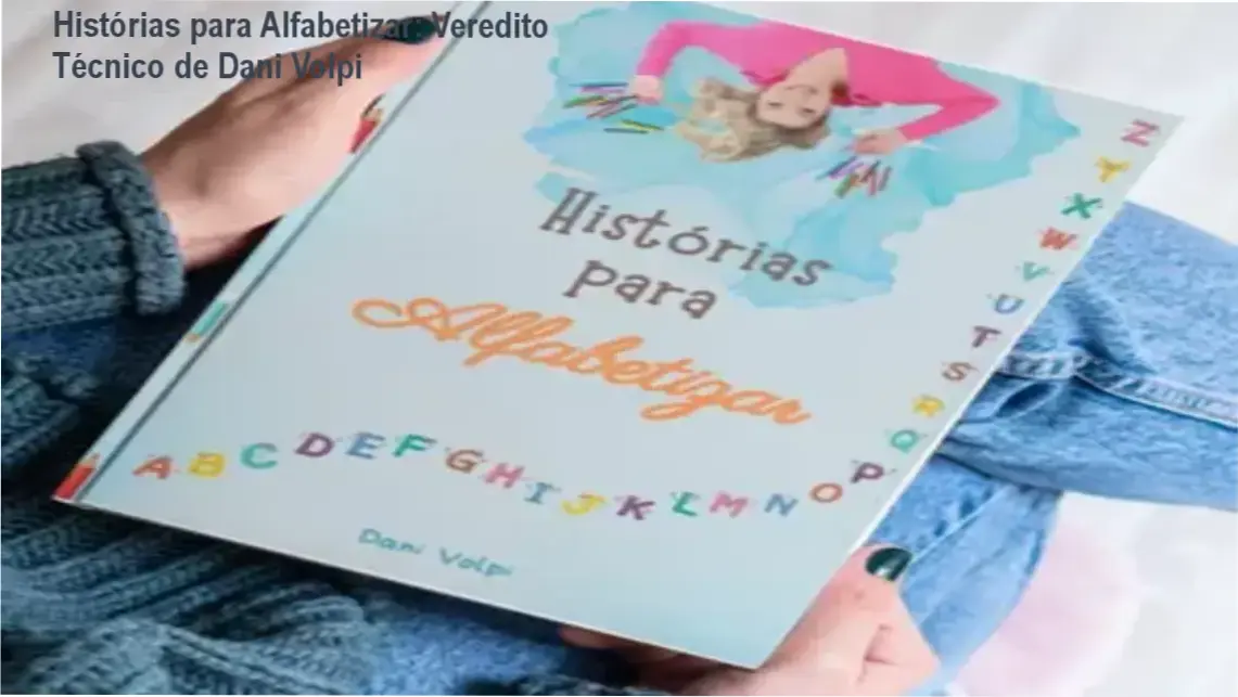 Material educativo Histórias para Alfabetizar de Dani Volpi focado em consciência fonológica infantil