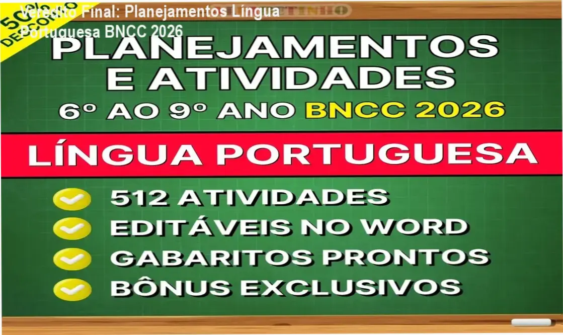 Material Língua Portuguesa Alfabetinho: visão interna dos planejamentos e atividades BNCC
