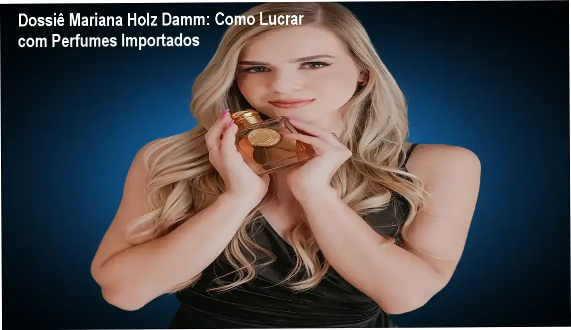 Infográfico detalhando a Lista de Fornecedores de Perfumes Importados de Mariana Holz Damm com bônus de treinamento